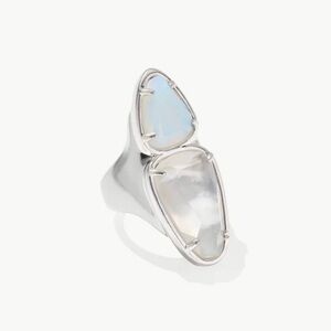 Kendra Scott Margot Vintage Silver Cocktail Ring